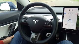 Ma Tesla model 3 en mode conduite entièrement autonome !!!