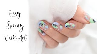 Nail art printanier facile - Peggy Sage Green LAK || Marine Loves Polish