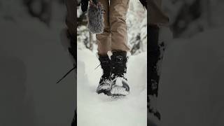 The sound of footsteps in the snow 🌨️ #nature