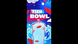 Swimming sweet gummy fish + delicious beverage = our limited-time Fishbowl drink!