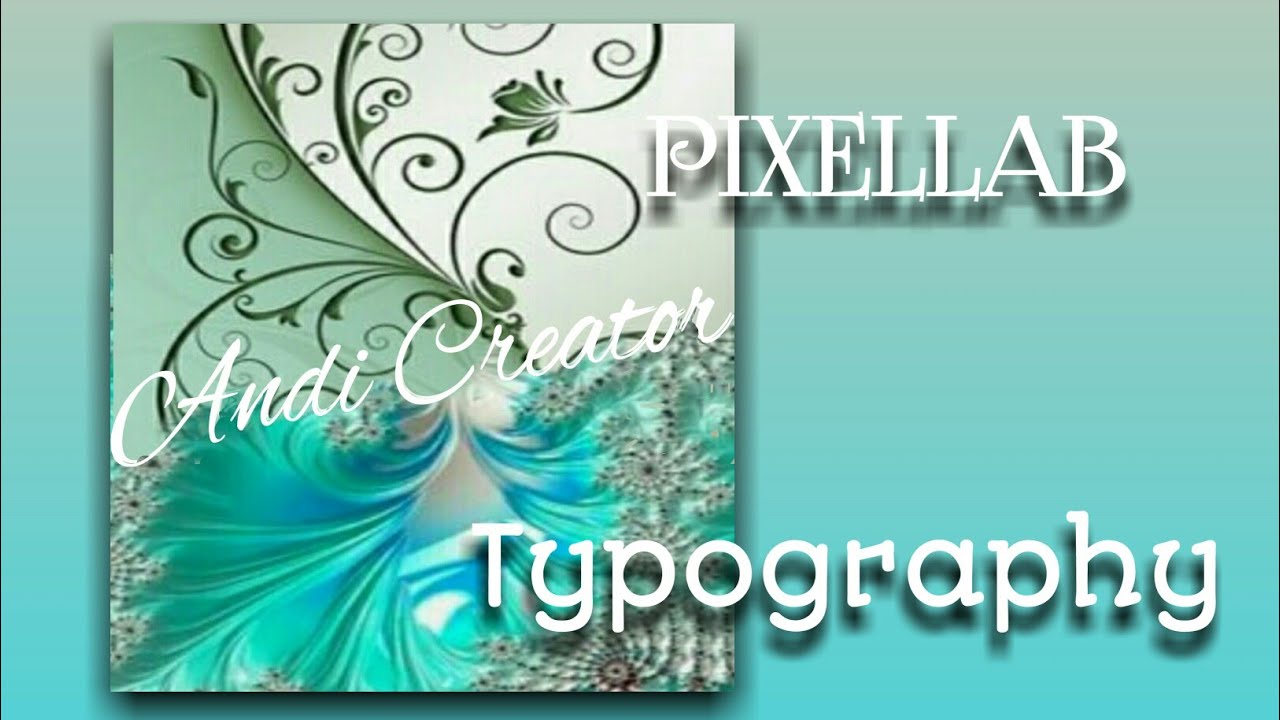 Pixellab Tutorial Typography Youtube
