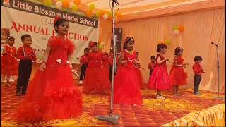 Little Blossom Model School Annual function juniors students dance