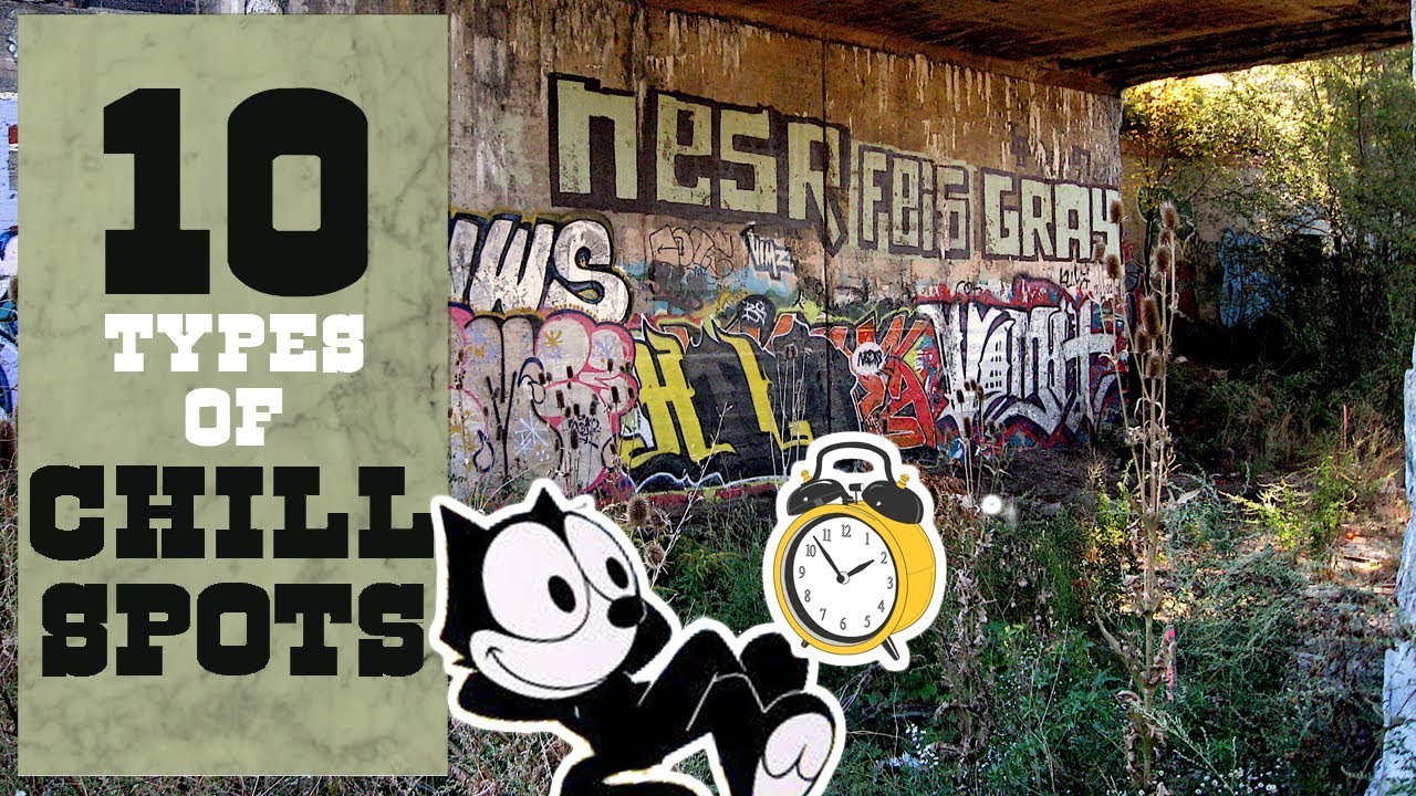 10 Types Of Graffiti CHILL SPOTS - YouTube