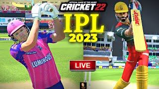IPL 2023 RR vs RCB T20 Match - Cricket 22 Live - RtxVivek