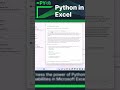 Python in Excel - How to enable Beta channel in Excel to work with Python Part 2 #PythonInExcel