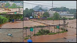 0532 🏬 ഇളംകാട്ടിൽ നിന്നും ഉരുൾപൊട്ടി വന്ന വെള്ളം 🏞️ പെരുമഴക്കാലം 🌧️ തോരാത്ത മഴ 🐖☔