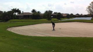 Pat's Bunker out on #1 at Heron Bay.