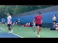 paula badosa and ons jabeur court level tennis