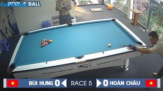 GIẢI 8 BALL CLB 54 LHP 2024 - HOÀN CHÂU vs BÙI HƯNG