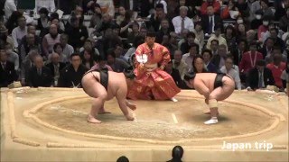 臥牙丸 vs 千代鳳2016大相撲春場所6日目 Gagamaru vs Chiyoootori SUMO 2016 March