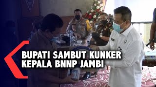 Bupati Sambut Kunker Kepala BNNP Jambi