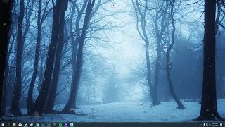 Winter Forest Snowfall - Animated Wallpaper - Wallpaper Engine (Preview)
