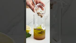 Vinaigrette with mustard and herbs