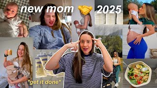 NEW MOM NEW YEAR RESET 👩‍💻 no excuses in 2025 😮‍💨