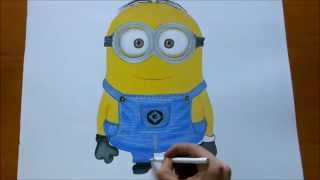 How To Draw A Minion Bob -Realistic Art