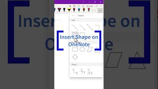 How to Build 2D and 3D shapes on OneNote