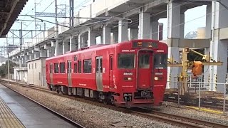 208：JR九州キハ220形[分ｵｲ]206 鹿児島本線回送 竹下駅通過