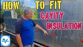 How to fit Cavity wall insulation