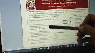 Induction variable substituion