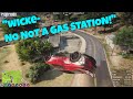 💎 NOPIXEL 💎 RAY FLIES RIGHT THROUGH GAS STATION 🔥 #SHORTS NOPIXEL HIGHLIGHTS GTA V RP FUNNY MOMENTS