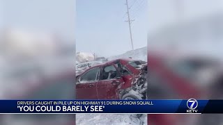 Huge pileup causes Nebraska highway to close, residents see similar road conditions in mulitple c...