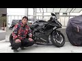 zx 25r立ちごけ＆バイク起こせない！新車のここに傷。転倒原因は？