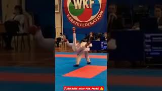 what a throw by kid 🥋🔥#shorts #karate #kumite #throwing #kids #match