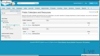 Creating Public and Resource Calendars in Salesforce.com