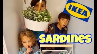 FAMILY SARDINES IN IKEA STORE | Hide \u0026 Seek