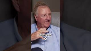 Larry Bird Said this about the GOAT Debate🤠 #shorts #ytshorts #nba