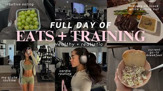 What i EAT in a day + my Glute \u0026 cardio routine