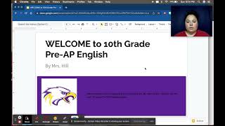 Pre-AP English 10 Introduction