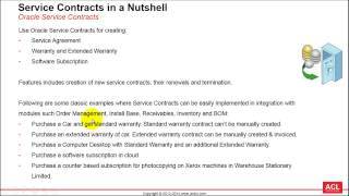 Oracle Service Contracts Solution in a Nutshell (R12.2.3)