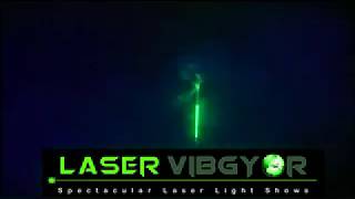 Laserman With Logo Launch and Beam Show - New Delhi, India