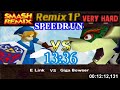 Smash Remix   Classic Mode Remix 1P Speedrun with (PAL) EUR Link (Very Hard) in 13:36