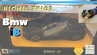 Richie Tries BMW i8 RC Car Toy | Toy Unboxing | Fun Play