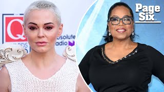 Rose McGowan says Oprah Winfrey is fake!? | Page Six Celebrity News