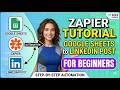 Zapier Tutorial: Google Sheets to LinkedIn Post Automation (Step-by-Step) For Beginners