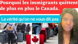 Les 8 principale raisons pour les quelles les immigrants quittent le Canada en 2023