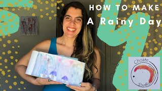 How to Make a Rainy Day | Art with Ms. Choate | Easy watercolor for kids #stayhome & create #withme