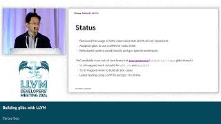 2024 LLVM Dev Mtg - Building glibc with LLVM
