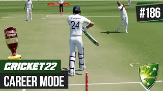 CRICKET 22 | CAREER MODE #186 | THE ASHES FINALE!