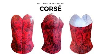 Tutorial de Patronaje: Corsé Estilizado - Paso a paso