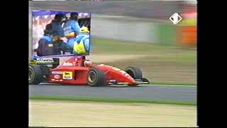 GP San Marino 1995: Pit stop di M. Schumacher e D. Hill e incidente di M. Schumacher