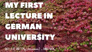 MY FIRST CLASS AT GERMAN PUBLIC UNIVERSITY | UNIVERSITY OF BREMEN | #studentingermany #msingermany