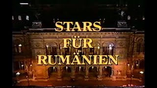 STARS FÜR RUMÄNIEN - (NICOLESCO, DOMINGO, COTRUBAS, BALTSA, CARRERAS, MURGU) WIENER STAATSOPER 1990