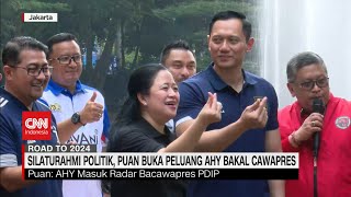 Silaturahmi Politik, Puan Buka Peluang AHY Bakal Cawapres