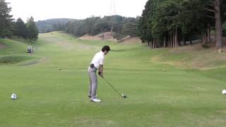 稲取GC (薄暮ハーフラウンド) #8 島コース KORAI 485Yards