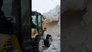 【やまだ屋】タイヤショベルで除雪してたら雪山できた