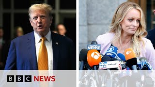 Stormy Daniels takes the stand at Donald Trump hush-money trial | BBC News